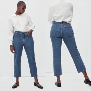 Everlane The Curvy 90’s Cheeky Straight Ankle Jean Organic Cotton Size 29R